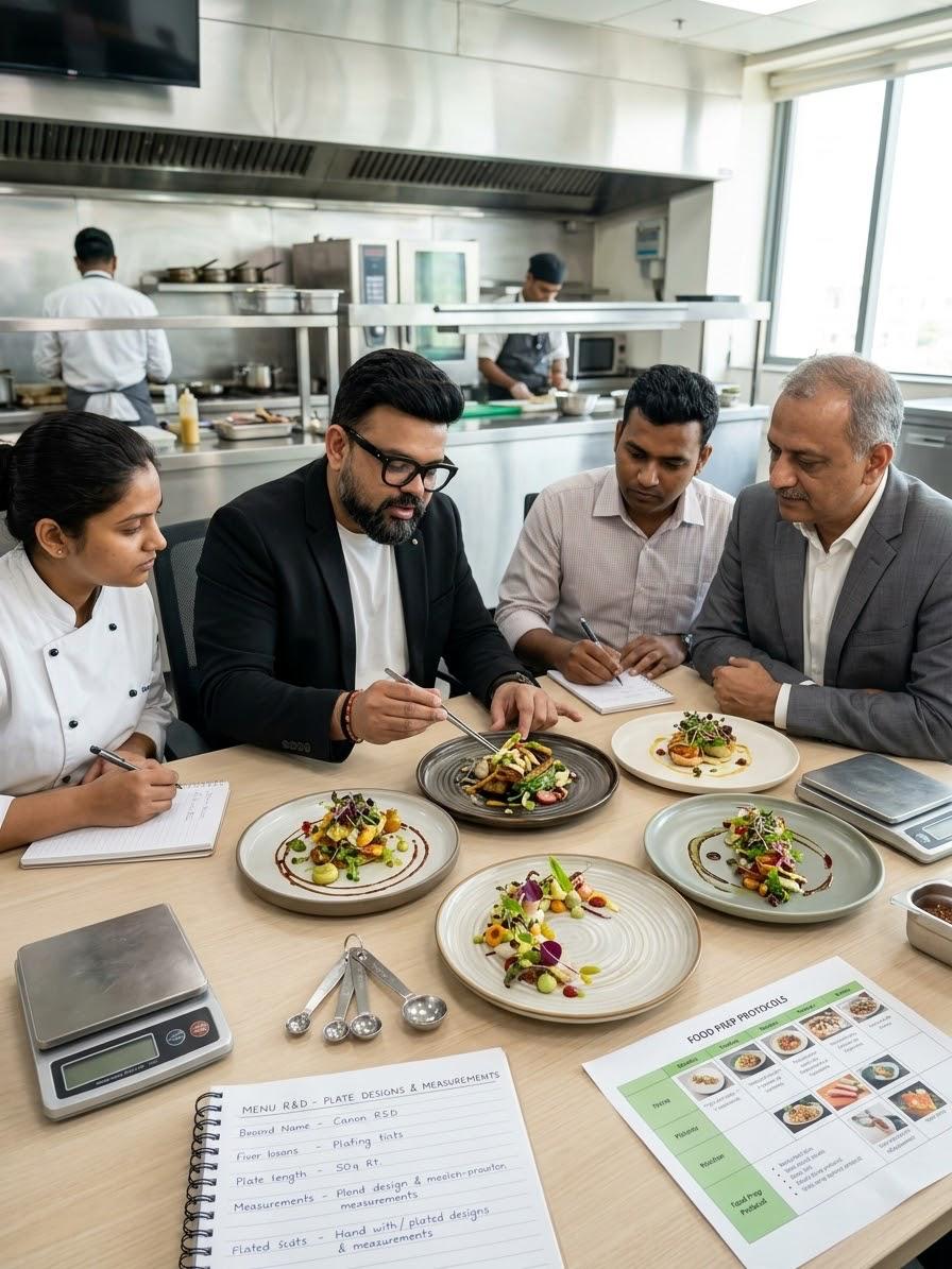Menu R&D, Ketan Dave hospitality consulting